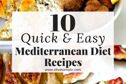 10 easy Mediterranean diet recipes
