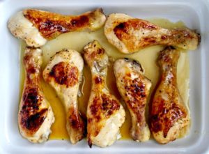 5 Ingredient Glazed Honey Lemon Chicken Legs