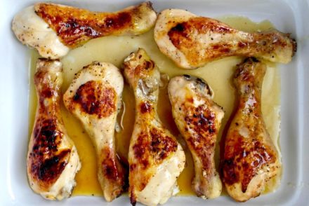Honey glazed chicken
