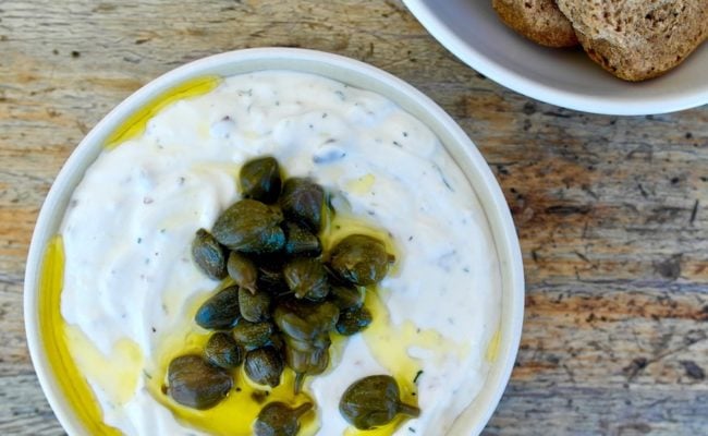 Greek Lemon Caper Dip
