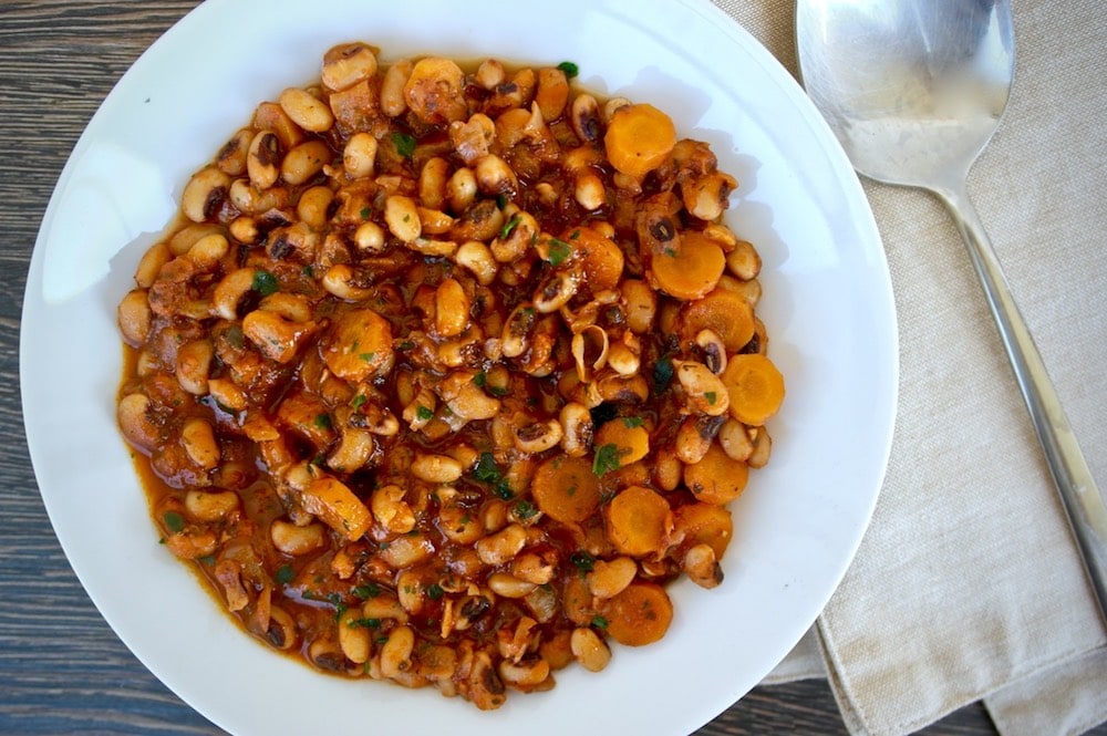 One pot black eyed peas