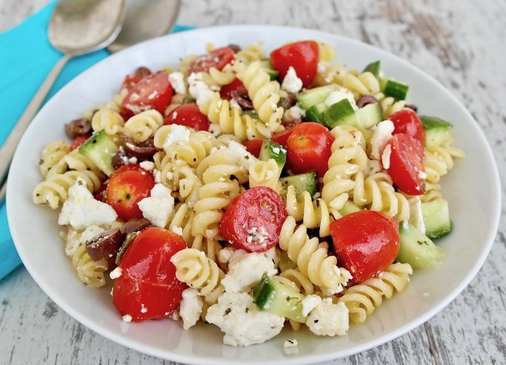 Classic Greek Pasta Salad