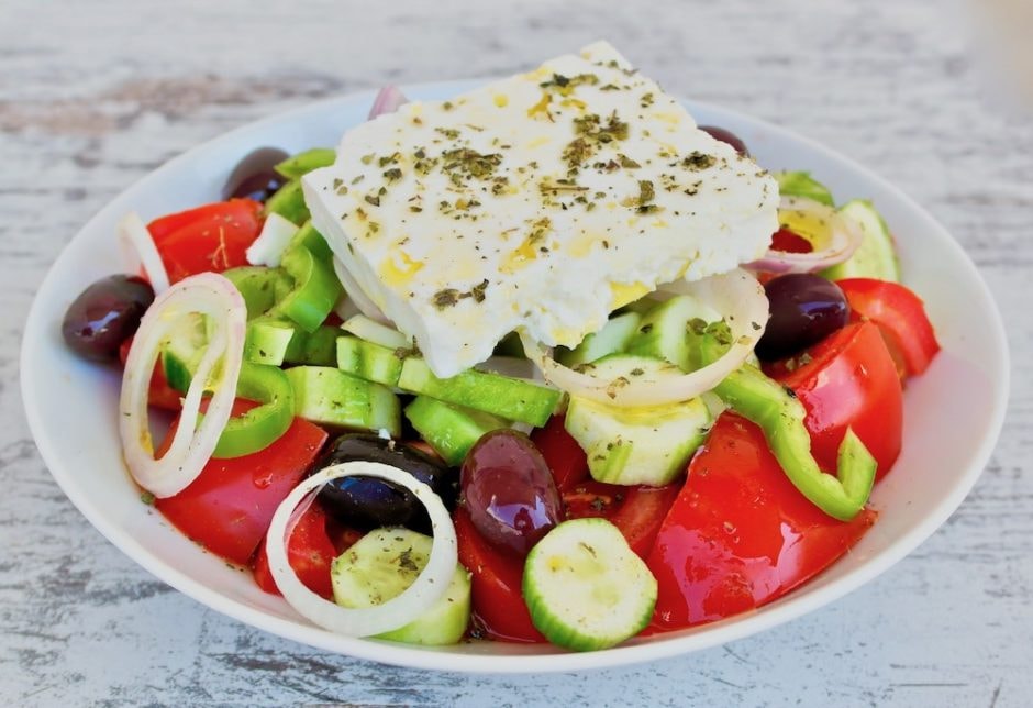 The Best Authentic Greek Salad Horiatiki Olive Tomato