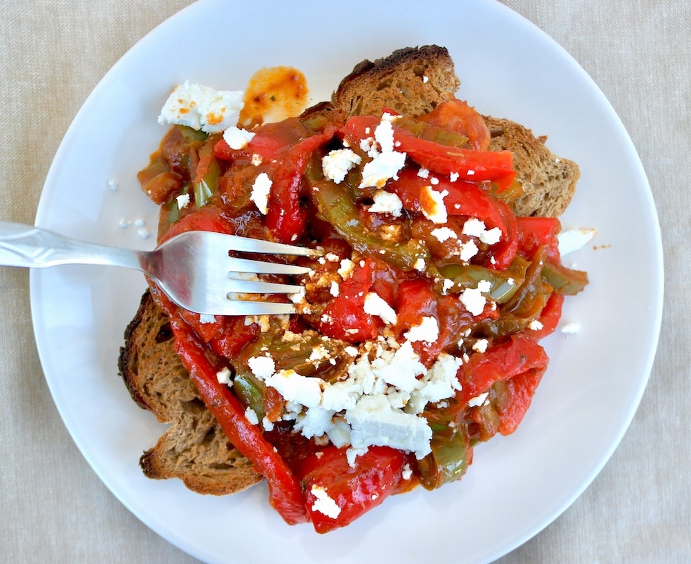 Mediterranean Sausage and peppers