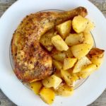 Greek Roasted Lemon Chicken with potatoes