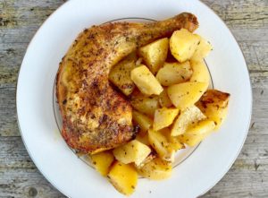 Authentic Greek Lemon Roasted Chicken and Potatoes