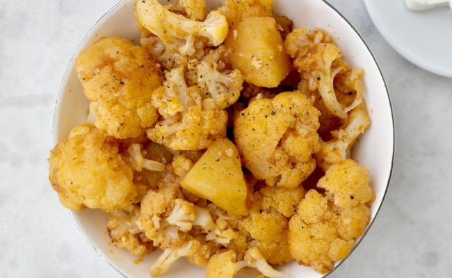 Greek braised cauliflower