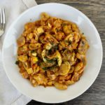 One-pot Mushroom-leek casserole