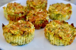 Greek Style Zucchini and Feta Muffins