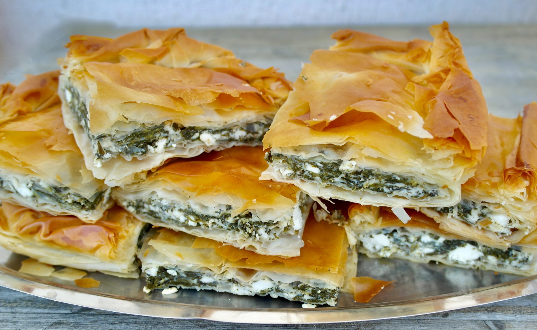 food safari greek spanakopita