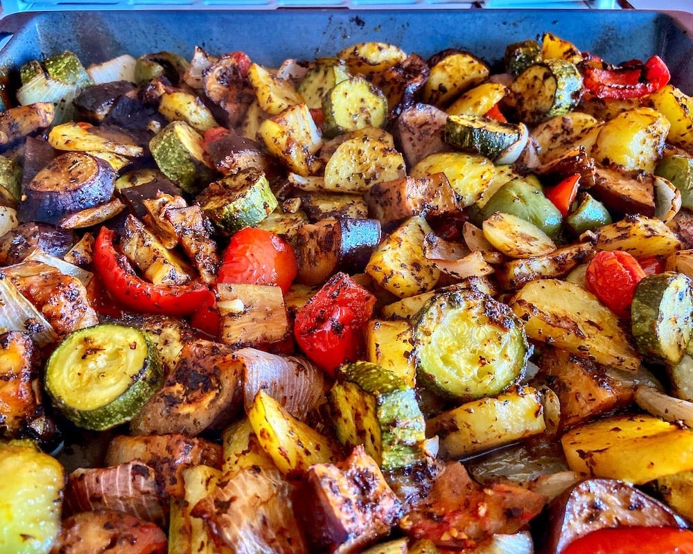 Greek Grilled Vegetables Briami