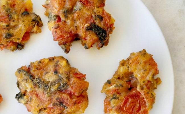 GREEK TOMATO PATTIES FROM SANTORINI-DOMATOKEFTEDES