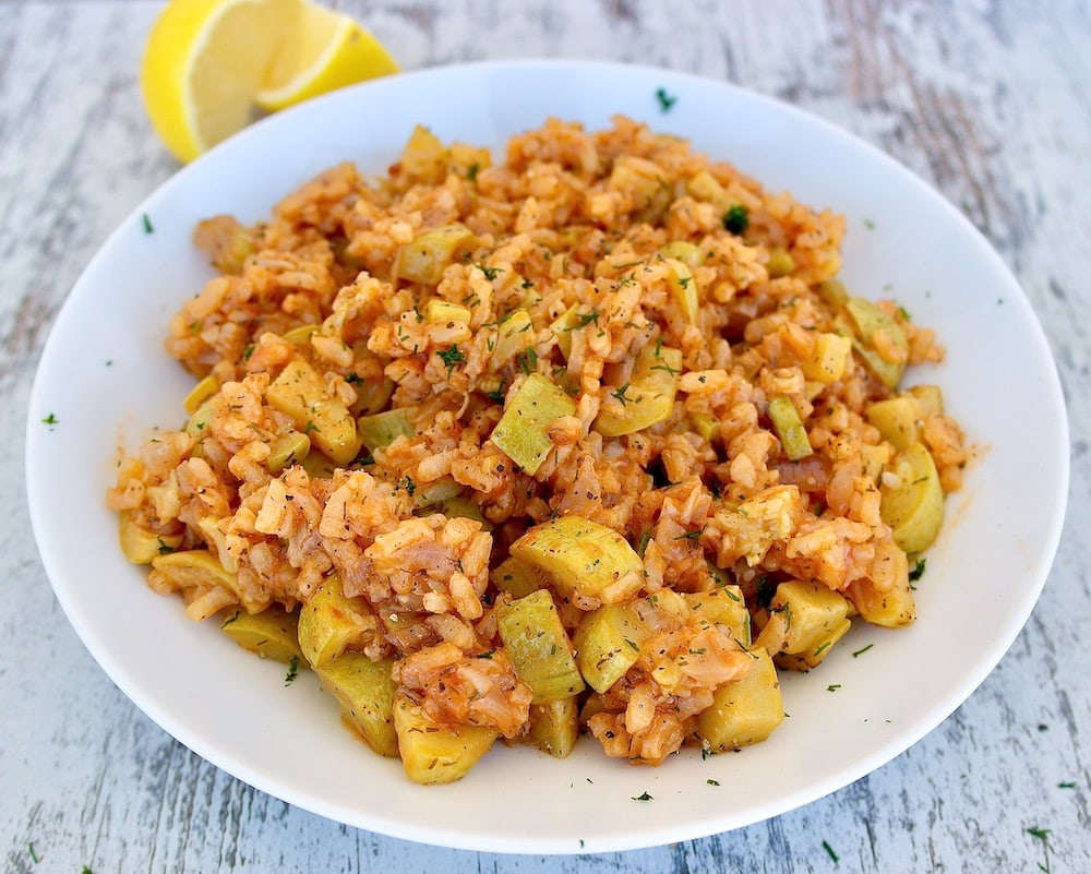 One pot zucchini rice