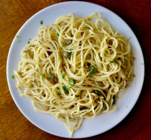 Pasta with Capers, Garlic and Toasted Breadcrumbs