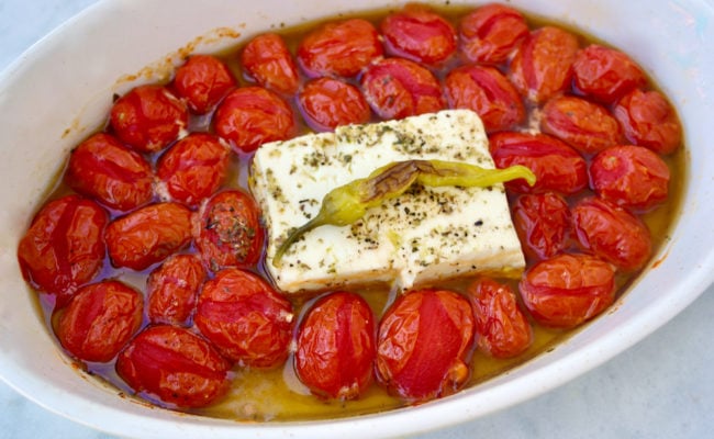 Baked feta pasta