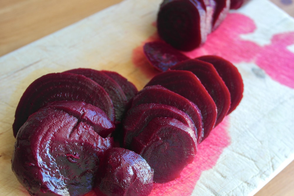 Sliced beets