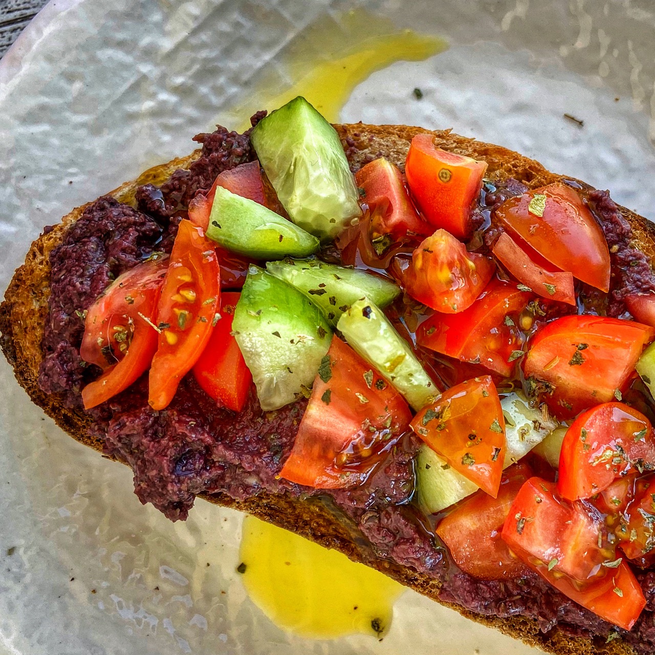 Olive Tapenade toast