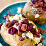 Marinated Feta and Kalamata Olive Stuffed Baked Potatoes