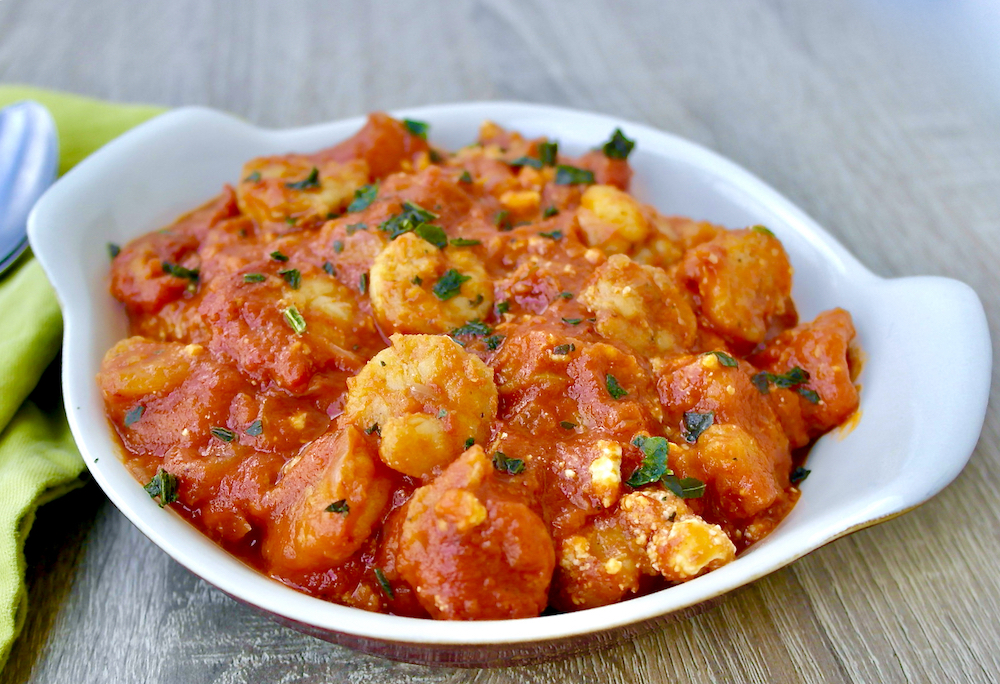 shrimp saganaki