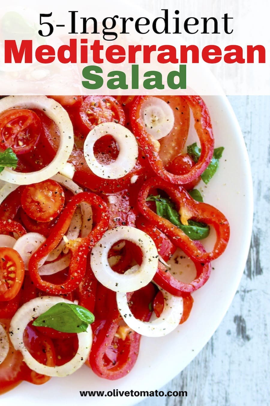 5-Ingredient Mediterranean Salad