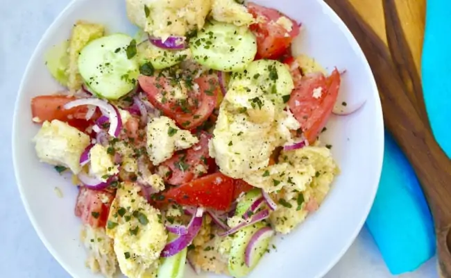 Panzanella Tuscan tomato and bread salad