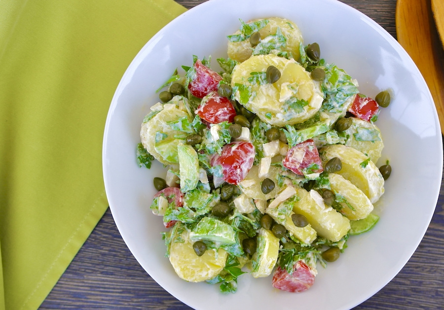 Greek island potato salad