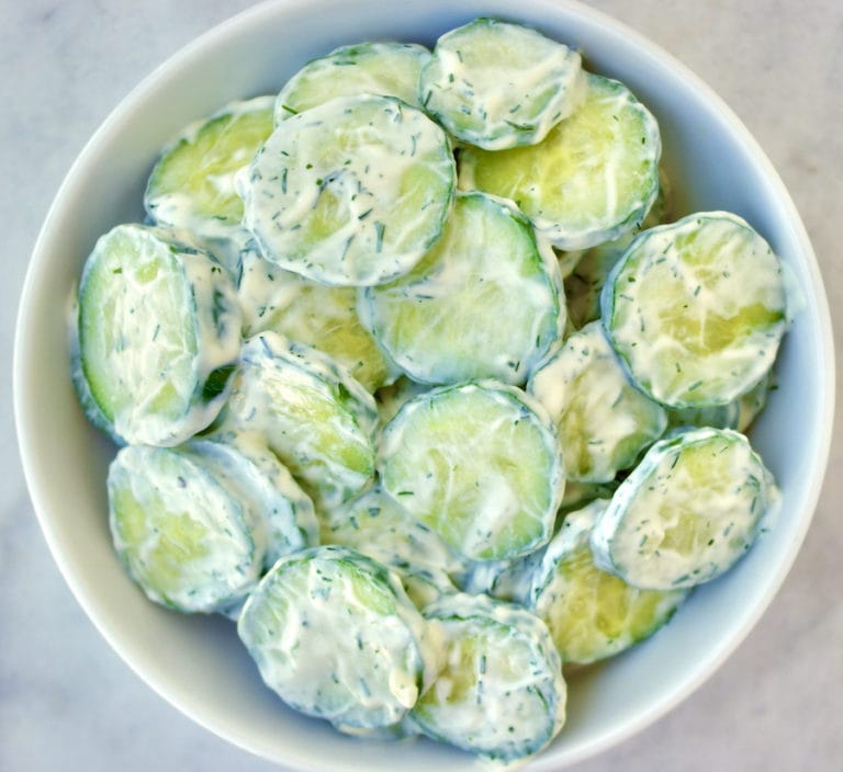 Cool Tzatziki Cucumber Salad