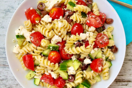 Greek pasta salad