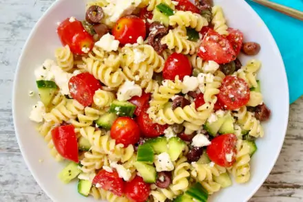 Greek pasta salad