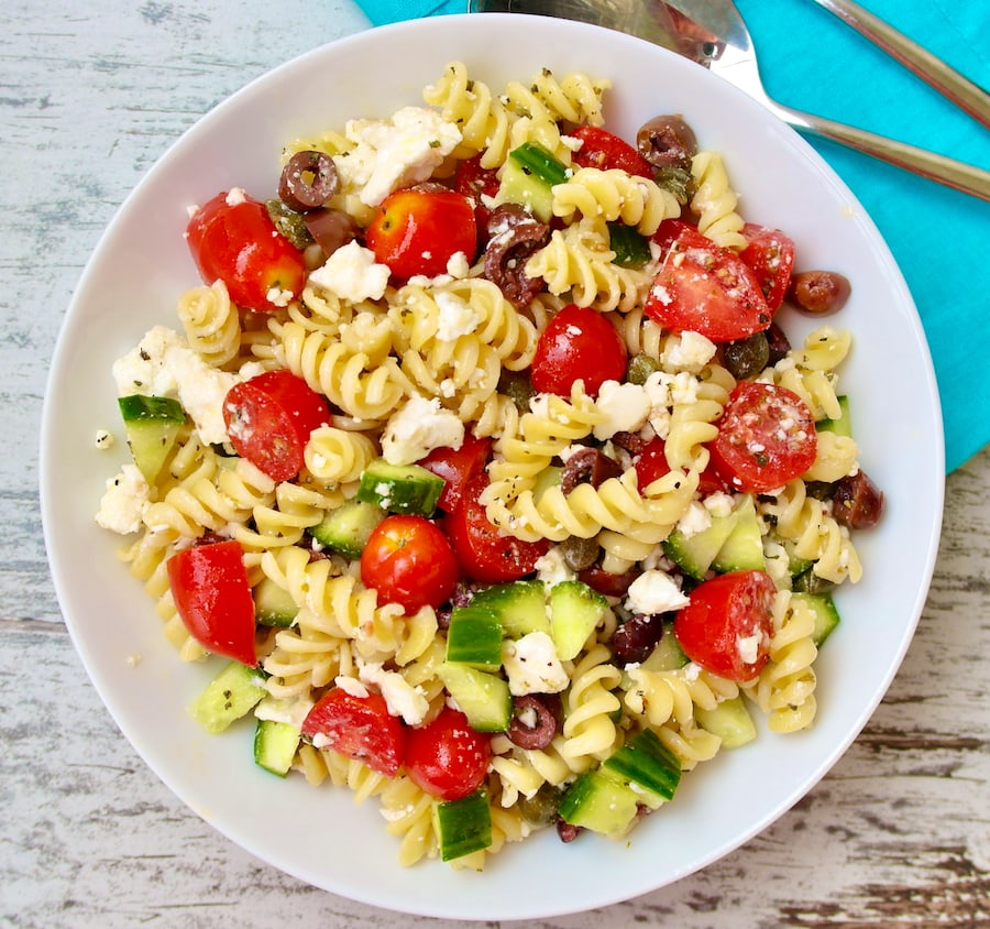 Greek pasta salad