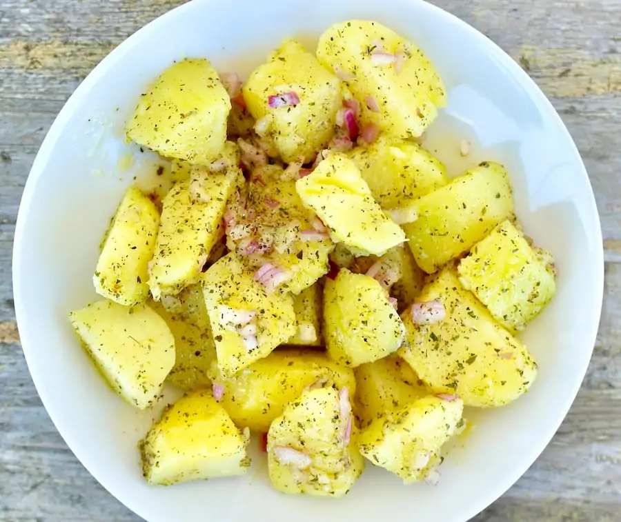 Greek no-mayo potato salad