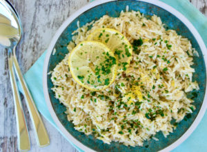 Authentic Greek Lemon Rice-Rizi Lemonato