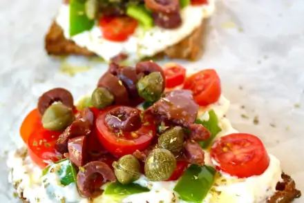 Mediterranean Feta Toast