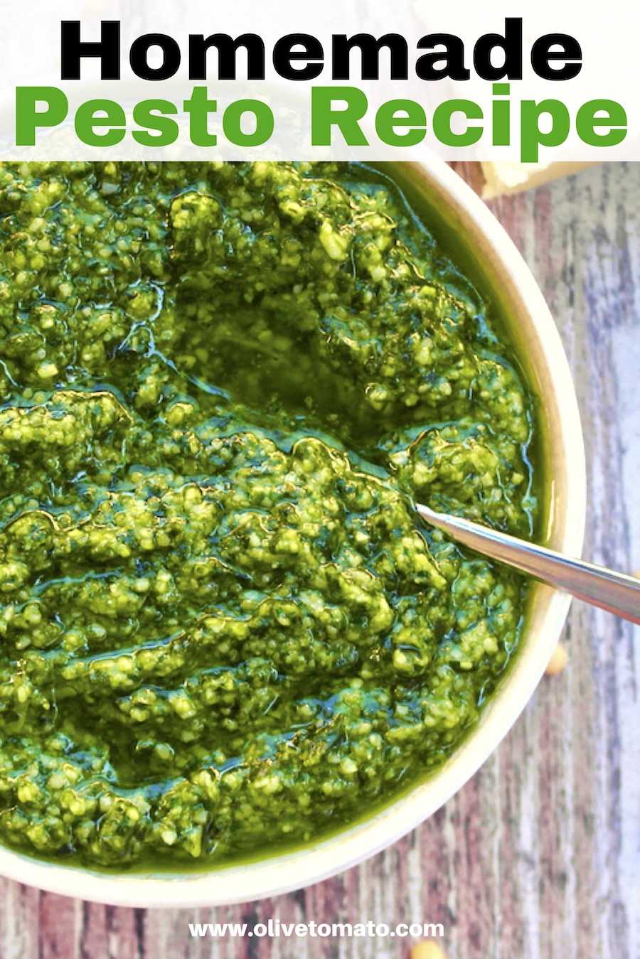 Homemade pesto