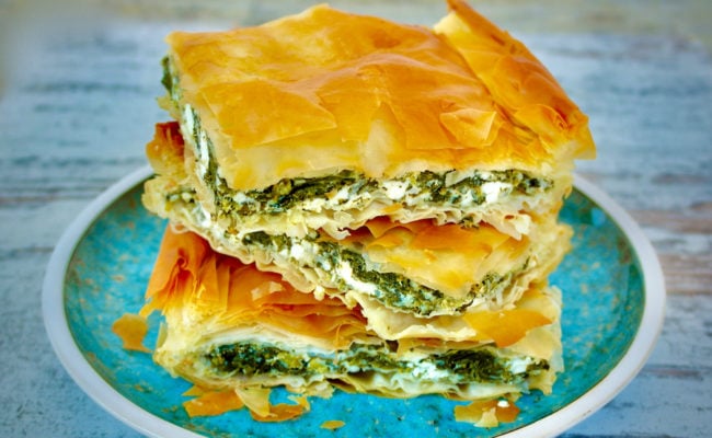 Spanakopita Greek spinach pie