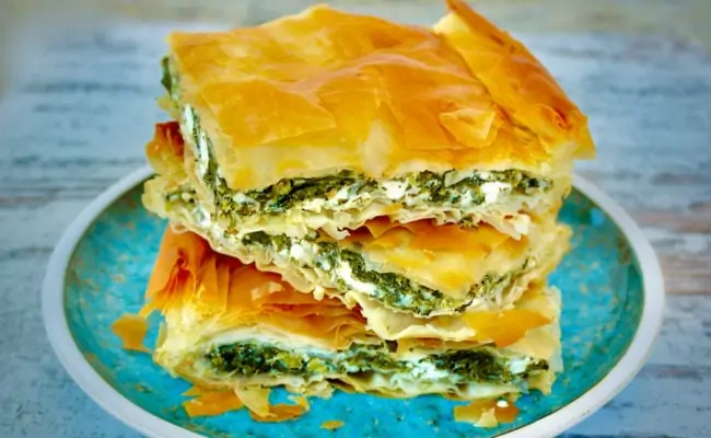 Spanakopita Greek spinach pie