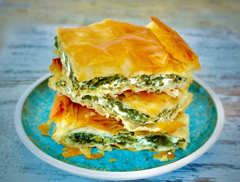 Authentic Greek Spanakopita – Spinach and Feta Pie