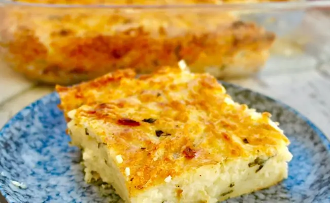 Greek Cheesy Mashed Potato Casserole