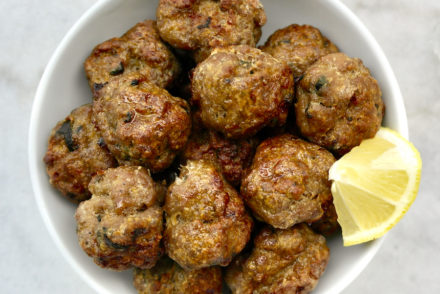 Greek meatballs keftedes