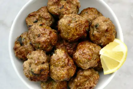 Greek meatballs keftedes