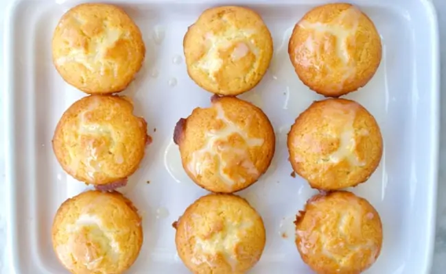 Greek Lemon Olive Oil Cupcakes made with Greek Yogurt