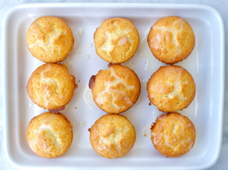 Greek Lemon Olive Oil Cupcakes made with Greek Yogurt