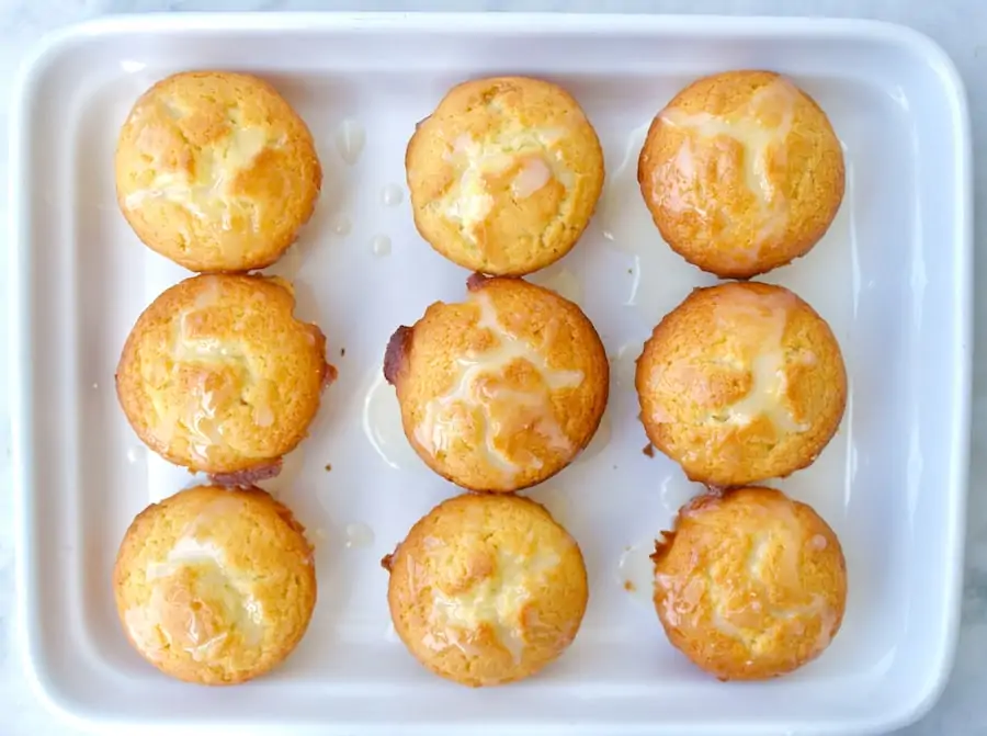 Greek Lemon Olive Oil Cupcakes made with Greek Yogurt
