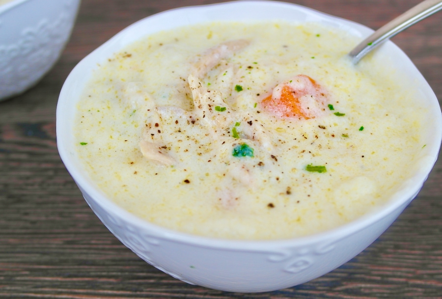 Authentic Avgolemono soup