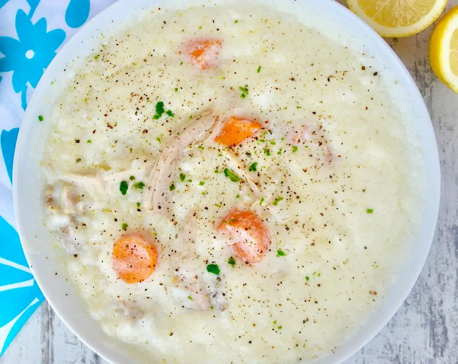 Avgolemono soup