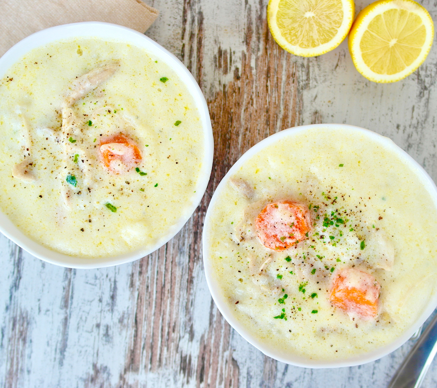 Avgolemono soup