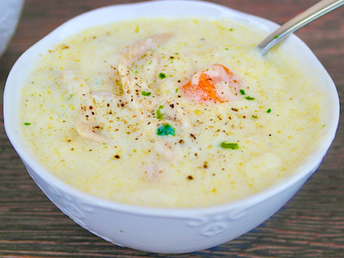 The Ultimate and Authentic Avgolemono Soup - Creamy Greek Lemon Chicken ...