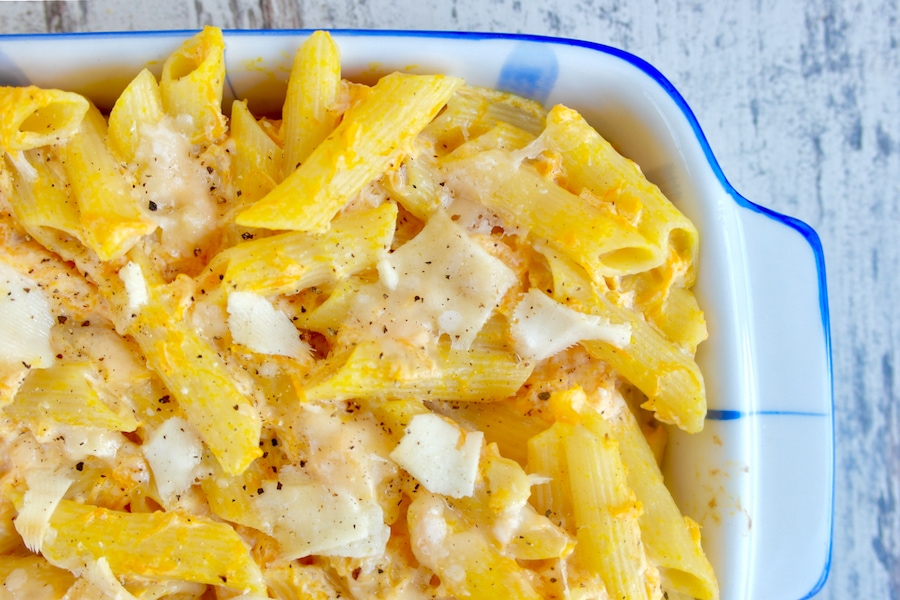 Creamy Pasta with Butternut Squash Ricotta Sauce