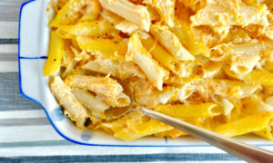 Creamy Baked Pasta with Butternut Squash Ricotta Sauce