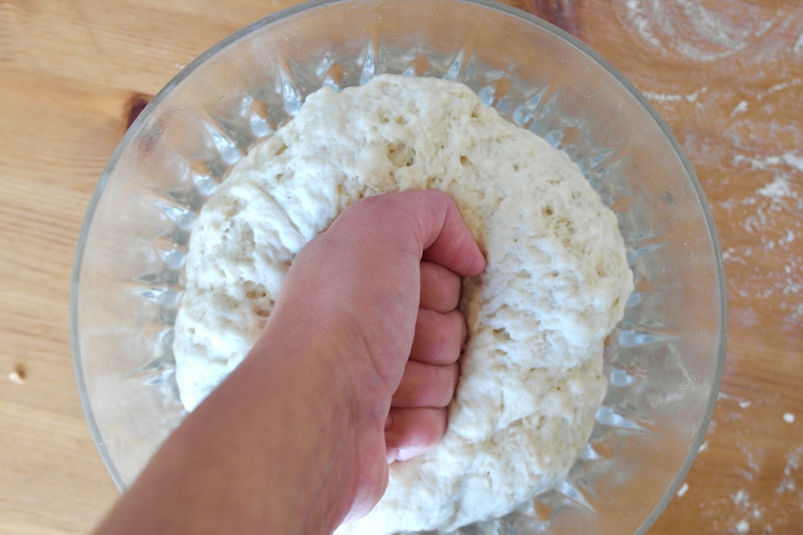 Homemade parmesan garlic knots